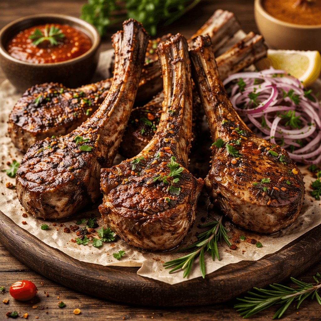 Grilled Lamb Chops (5 Units)